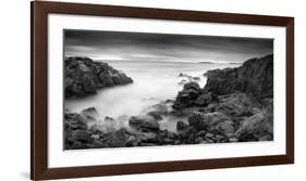 Rocky Coastline-Michael Hudson-Framed Giclee Print