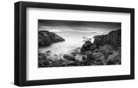 Rocky Coastline-Michael Hudson-Framed Art Print