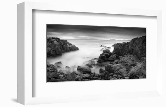 Rocky Coastline-Michael Hudson-Framed Art Print