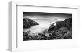 Rocky Coastline-Michael Hudson-Framed Art Print