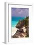 Rocky Cove, Tulum Beach, Yucatan, Mexico-George Oze-Framed Photographic Print