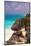Rocky Cove, Tulum Beach, Yucatan, Mexico-George Oze-Mounted Photographic Print