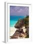 Rocky Cove, Tulum Beach, Yucatan, Mexico-George Oze-Framed Photographic Print