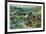 Rocky Cove with Village and Sketch of Rocks-Maurice Brazil Prendergast-Framed Giclee Print