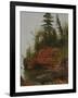 Rocky Cove-Albert Bierstadt-Framed Giclee Print