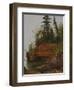 Rocky Cove-Albert Bierstadt-Framed Giclee Print