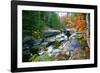 Rocky Creek During Fall White Mountains-George Oze-Framed Photographic Print