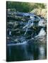 Rocky Falls, Ozark National Scenic Riverways, Missouri, USA-Charles Gurche-Stretched Canvas