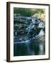 Rocky Falls, Ozark National Scenic Riverways, Missouri, USA-Charles Gurche-Framed Premium Photographic Print