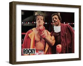 Rocky, French Movie Poster, 1977-null-Framed Art Print