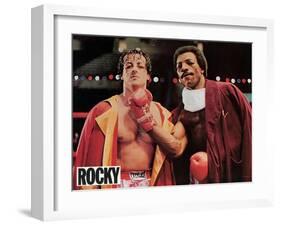 Rocky, French Movie Poster, 1977-null-Framed Art Print