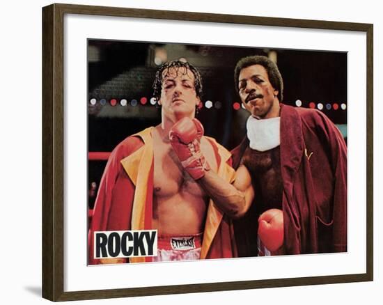 Rocky, French Movie Poster, 1977-null-Framed Art Print