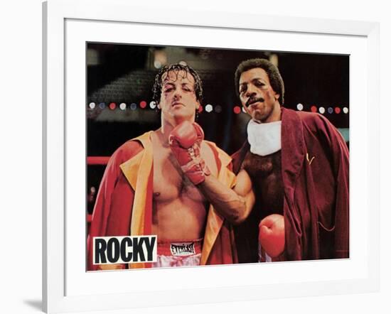 Rocky, French Movie Poster, 1977-null-Framed Art Print