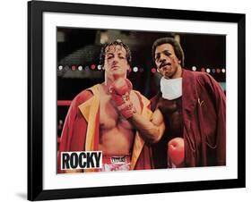 Rocky, French Movie Poster, 1977-null-Framed Art Print