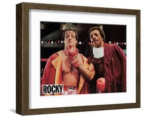 Rocky, French Movie Poster, 1977-null-Framed Art Print