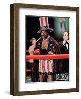 Rocky, French Movie Poster, 1977-null-Framed Art Print