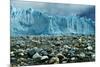 Rocky Glacier Beach Patagonia Argentina-null-Mounted Photo