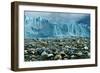 Rocky Glacier Beach Patagonia Argentina-null-Framed Photo