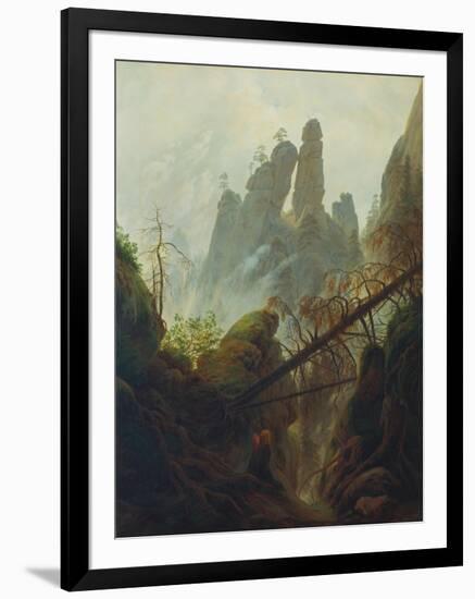 Rocky Gorge, 1822/23-Caspar David Friedrich-Framed Premium Giclee Print