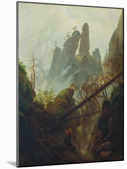 Rocky Gorge, 1822/23-Caspar David Friedrich-Mounted Giclee Print