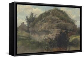 Rocky Hillside, C.1830-Frederick Waters Watts-Framed Stretched Canvas