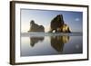 Rocky Islands by Powerful Surf Sculpted Rock-null-Framed Photographic Print