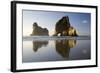 Rocky Islands by Powerful Surf Sculpted Rock-null-Framed Photographic Print