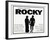 Rocky, L-R: Talia Shire, Sylvester Stallone, 1976-null-Framed Art Print