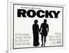 Rocky, L-R: Talia Shire, Sylvester Stallone, 1976-null-Framed Art Print