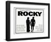 Rocky, L-R: Talia Shire, Sylvester Stallone, 1976-null-Framed Premium Giclee Print