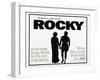 Rocky, L-R: Talia Shire, Sylvester Stallone, 1976-null-Framed Art Print