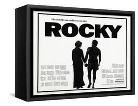 Rocky, L-R: Talia Shire, Sylvester Stallone, 1976-null-Framed Stretched Canvas