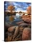 Rocky Lake II-David Drost-Stretched Canvas