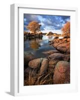 Rocky Lake II-David Drost-Framed Photographic Print