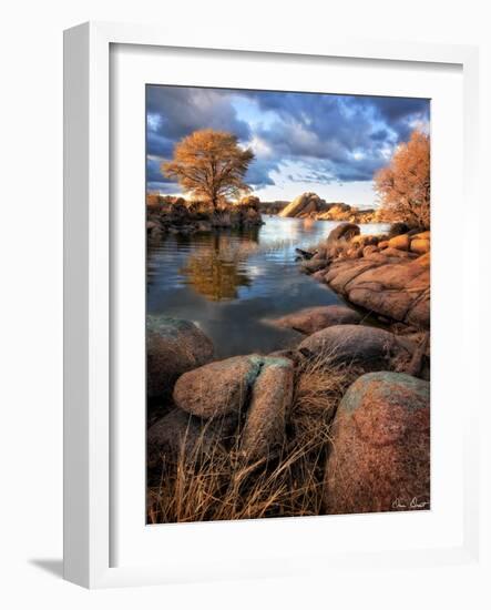 Rocky Lake II-David Drost-Framed Photographic Print