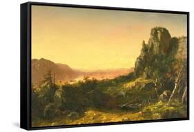 Rocky Landscape, 1853-John Frederick Kensett-Framed Stretched Canvas