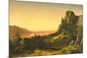 Rocky Landscape, 1853-John Frederick Kensett-Mounted Giclee Print