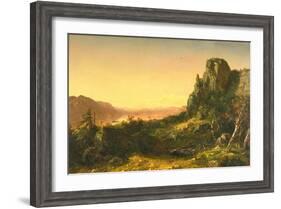 Rocky Landscape, 1853-John Frederick Kensett-Framed Giclee Print