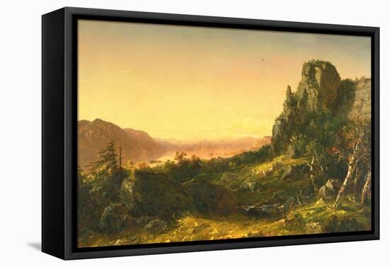 Rocky Landscape, 1853-John Frederick Kensett-Framed Stretched Canvas