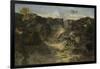 Rocky Landscape, C. 1840-Théodore Rousseau-Framed Giclee Print