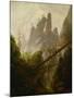 Rocky landscape in the Elbsandsteingebirge, 1822 / 23. Canvas, 97 x 74 cm Inv. 2589.-Caspar David Friedrich-Mounted Giclee Print