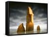 Rocky Landscape Made of Cheese-Hartmut Seehuber-Framed Stretched Canvas