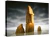 Rocky Landscape Made of Cheese-Hartmut Seehuber-Stretched Canvas