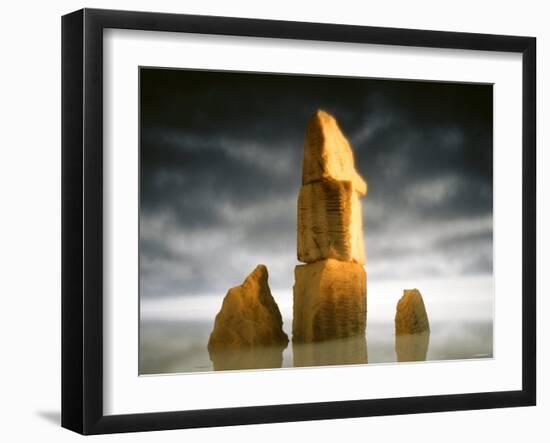 Rocky Landscape Made of Cheese-Hartmut Seehuber-Framed Photographic Print