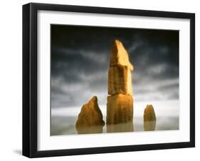 Rocky Landscape Made of Cheese-Hartmut Seehuber-Framed Photographic Print