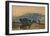 'Rocky Landscape, Sunset', 1923-John Sell Cotman-Framed Giclee Print