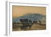 'Rocky Landscape, Sunset', 1923-John Sell Cotman-Framed Giclee Print