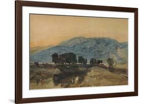 'Rocky Landscape, Sunset', 1923-John Sell Cotman-Framed Giclee Print