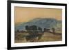 'Rocky Landscape, Sunset', 1923-John Sell Cotman-Framed Giclee Print