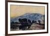 'Rocky Landscape, Sunset', c19th century-John Sell Cotman-Framed Giclee Print